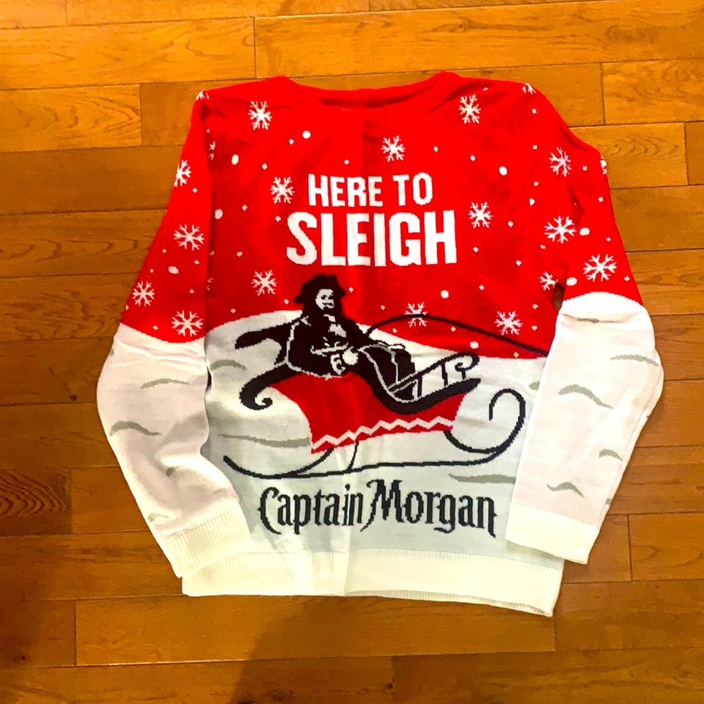 Captain Morgan Ugly Sweater Sz Small